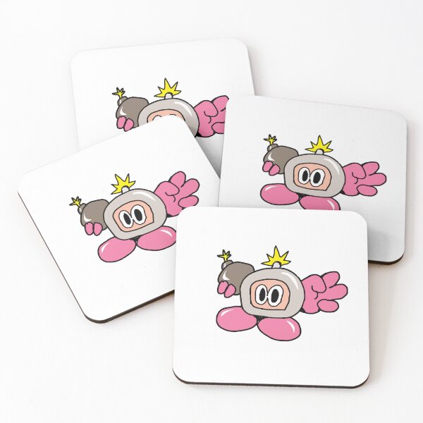 Item preview, Retro Mecha Sticker – Cute Pink Bomber Bot designed and sold by hoggylorente.