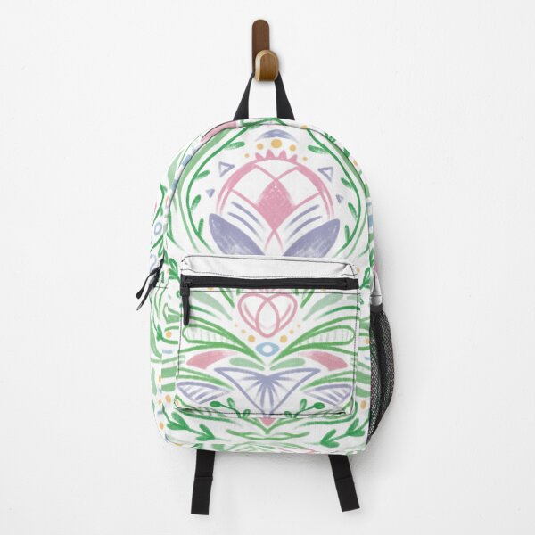Item preview, Moravian Folk Flower Pattern – Bohemian Symmetrical Floral Design designed and sold by marie-inks.