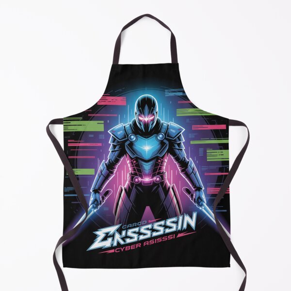 Item preview, Cyber Assassin Gamer – Neon Sci-Fi Gaming T-Shirt designed and sold by KostekShop.