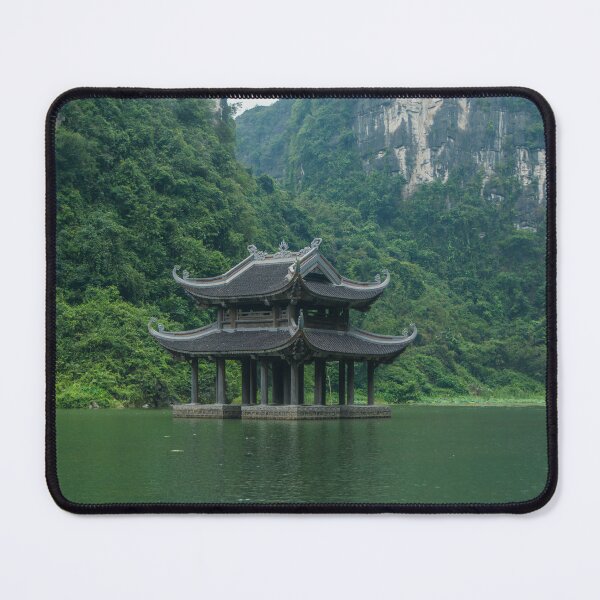 Item preview, Floating Serenity – Tranquil Pagoda in Nature’s Embrace designed and sold by Ellaire.