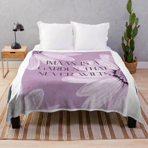 Item preview, Imaan Is a Garden That Never Wilts ? Islamic Floral Quote Design designed and sold by MiskAndMoon.