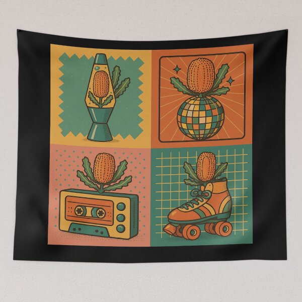 Item preview, Western Australian Banksia Grandis – retro art designed and sold by DamioPolArt.