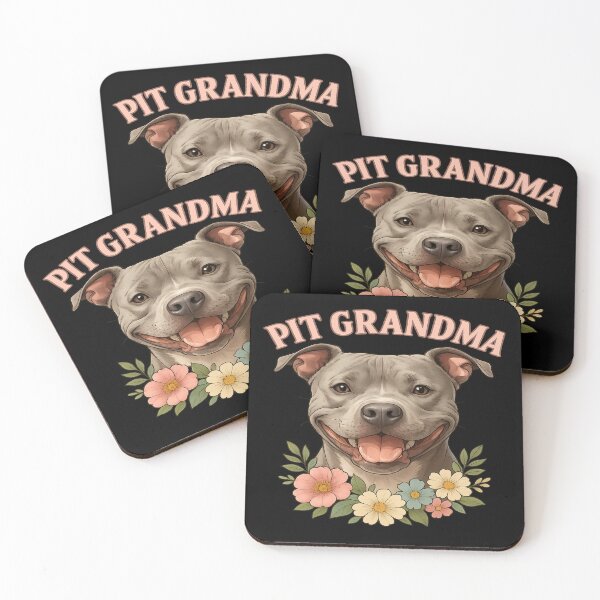 Item preview, Pit Grandma Floral designed and sold by Dizzy Dog Designs.