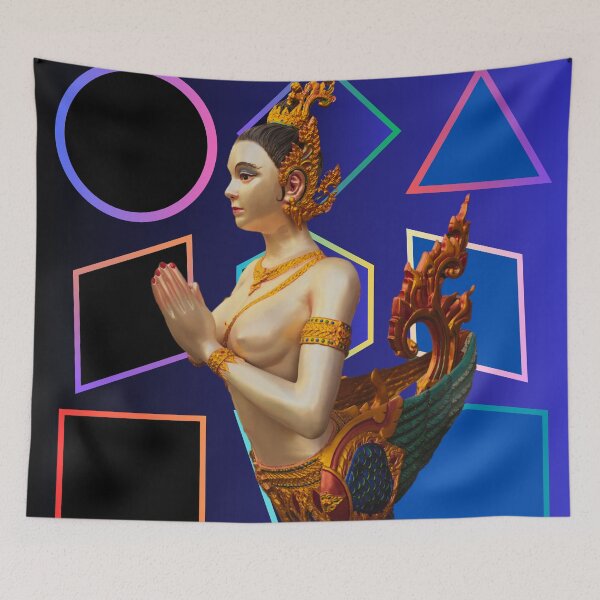 Item preview, Retro Kinnaree Pattern designed and sold by Linklandiya.