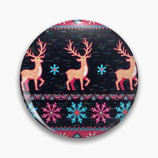Item preview, Retro Knit Vibes – Bright Ugly Christmas Pattern designed and sold by Pixel  Playground.