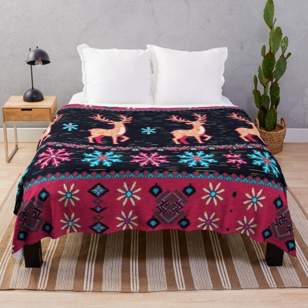 Item preview, Retro Knit Vibes – Bright Ugly Christmas Pattern designed and sold by Pixel  Playground.