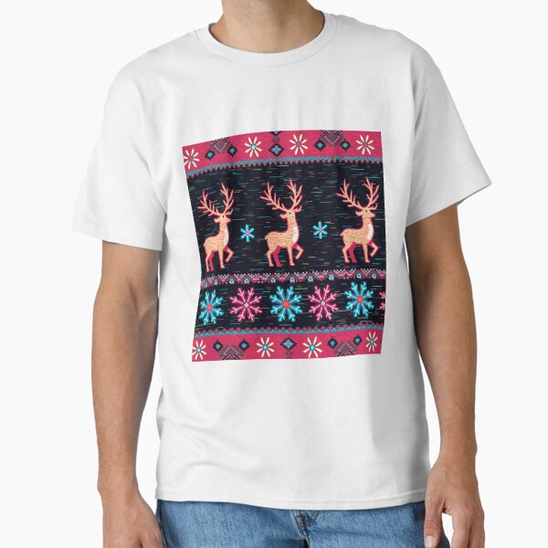 Item preview, Retro Knit Vibes – Bright Ugly Christmas Pattern designed and sold by Pixel  Playground.