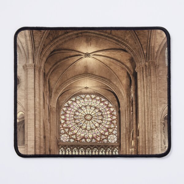 Item preview, North Rose Window of Notre Dame Cathedral Toned designed and sold by Kay Brewer.
