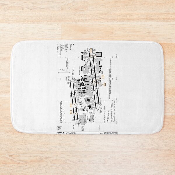 Item preview, LAX Airport Diagram designed and sold by mk1tiger.