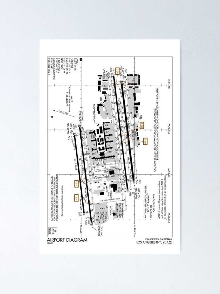 LAXページ LAX Airport Diagram