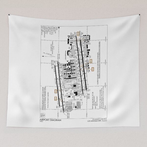 Item preview, LAX Airport Diagram designed and sold by mk1tiger.