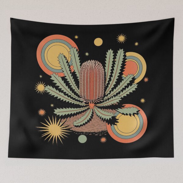 Item preview, Banksia Grandis Art – Australian Flora retro designed and sold by DamioPolArt.