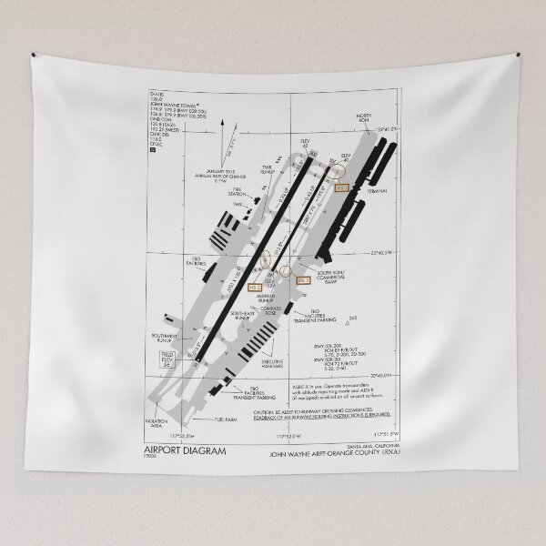 Item preview, KSNA Airport Diagram designed and sold by mk1tiger.