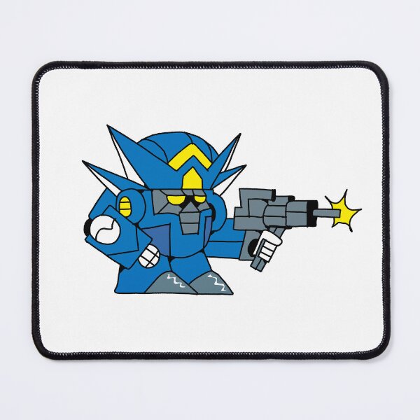 Item preview, Blaster Mecha Chibi – Sci-Fi Retro Robot Sticker designed and sold by hoggylorente.