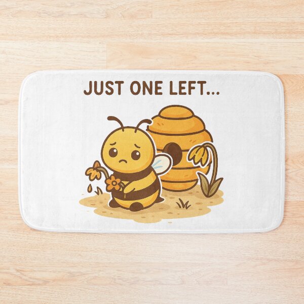 Item preview, Just One Left – Lonely Bee with Final Flower designed and sold by Lacritsa .