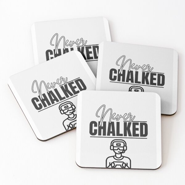 Item preview, Never Chalked / Gamer Mindset designed and sold by nolimitk.