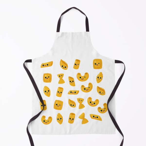 Item preview, Kawaii Smiling Pasta Shapes Cute Food Illustration designed and sold by ArtfulWeave.