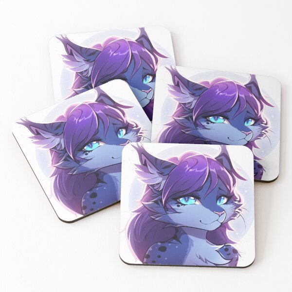 Item preview, Purple Fantasy Cat designed and sold by CharmLoop.
