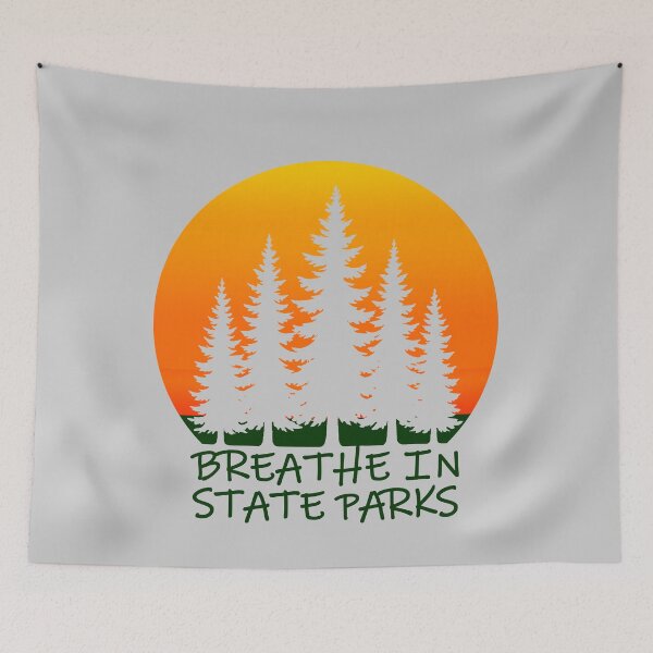 Item preview, Gift for Her Relax Breathe In State Parks Gift for Yoga Meditate designed and sold by Parks2See.