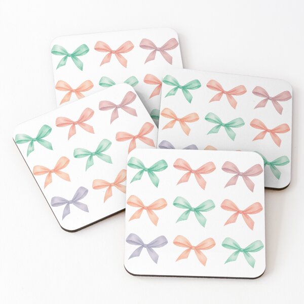 Item preview, Pastel Watercolor Ribbon Bow Set Cute Clipart designed and sold by ArtfulWeave.