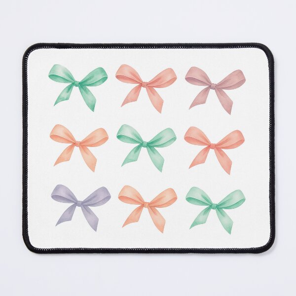 Item preview, Pastel Watercolor Ribbon Bow Set Cute Clipart designed and sold by ArtfulWeave.