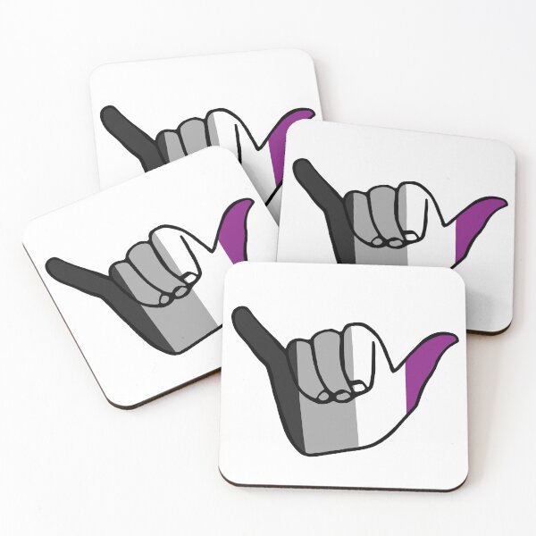 Item preview, Asexual Pride Shaka designed and sold by Ruby Magick.