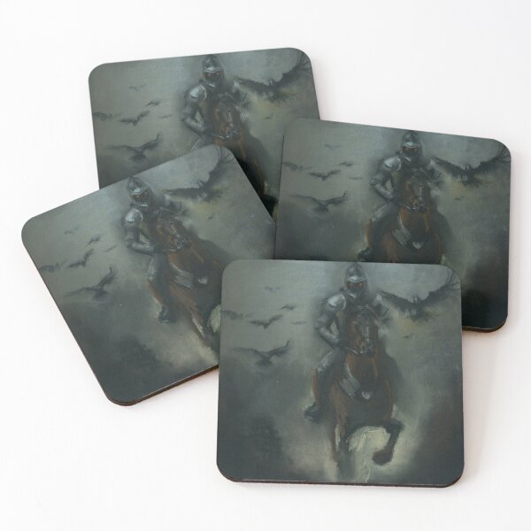 Item preview, Creepy Dark Knight Rider Gothic Drawing designed and sold by Dariia Zhyrova.