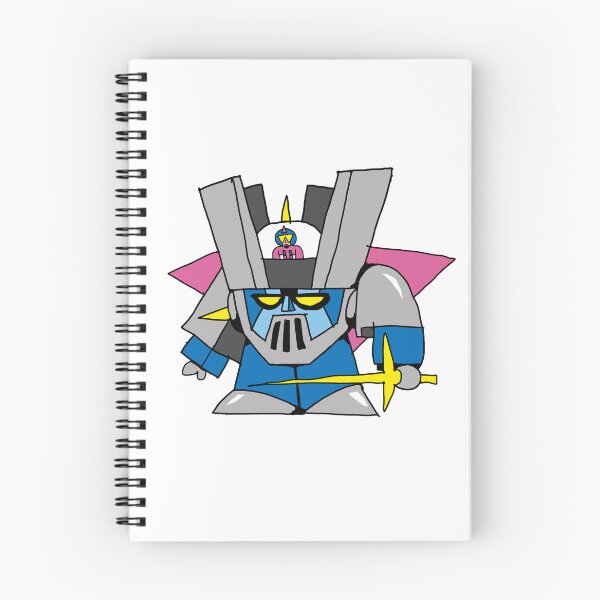 Item preview, Chibi Knight Mecha – Retro Robot Warrior Sticker designed and sold by hoggylorente.