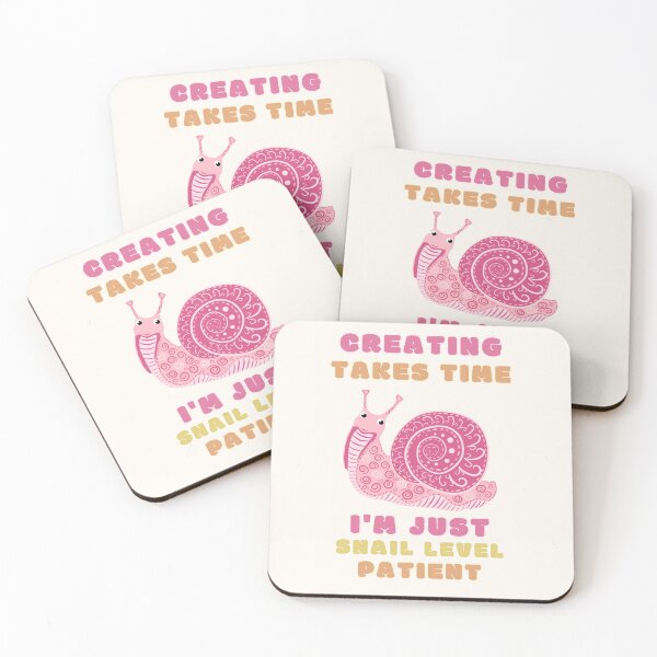 Item preview, Creating Takes Time – Fun Inspirational Snail Art designed and sold by Fadastic.