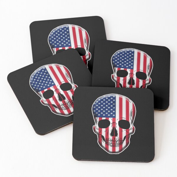 Item preview, American Flag Skull designed and sold by blacksnowcomics.