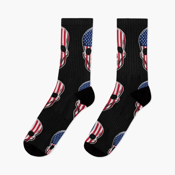 Item preview, American Flag Skull designed and sold by blacksnowcomics.