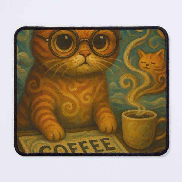 Item preview, Coffee cat designed and sold by LittleCountess.
