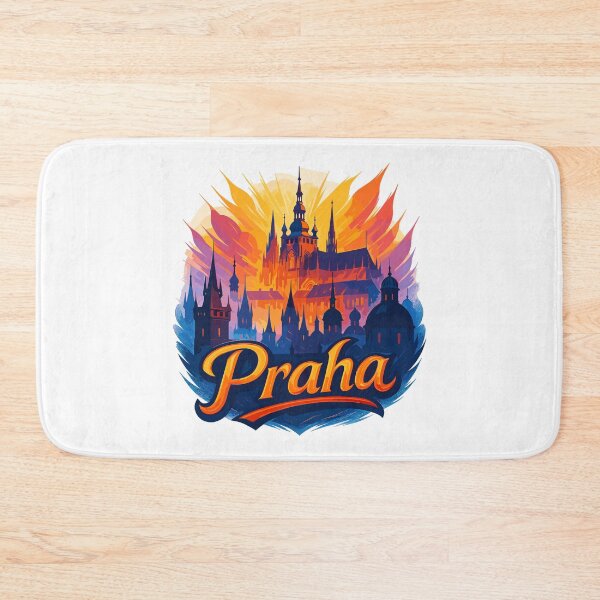 Item preview, Prague Praha City Czech Republic Silhouette Gift designed and sold by Pineapple-Tree.