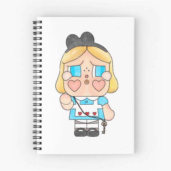 Item preview, Crybaby popmart Alice figurine drawing art sticker designed and sold by BlubStudios.