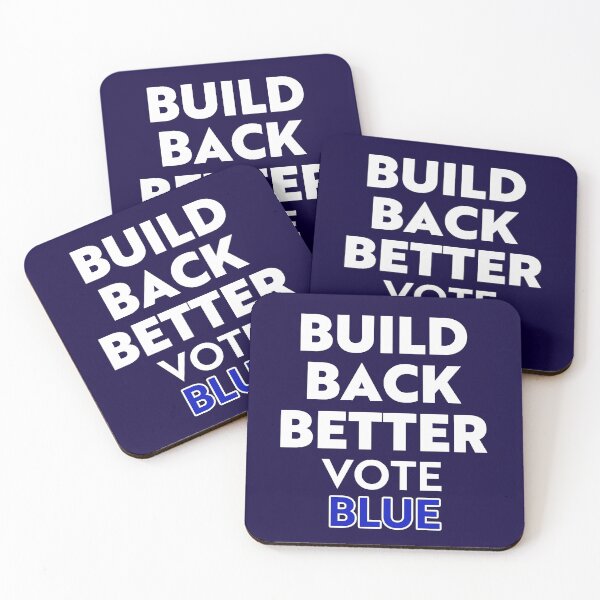 Item preview, Build Back Better Vote Blue Message Design designed and sold by SandyMDesigns.