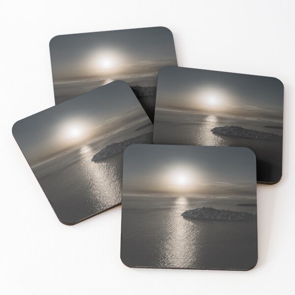 Item preview, Twilight Silence – Moody Seascape with Island Silhouette designed and sold by Ellaire.