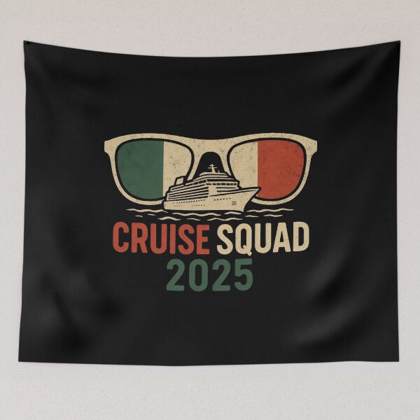 Item preview, Italy Cruise Squad 2025 Summer Vacation Matching Family designed and sold by DemureArtsy.