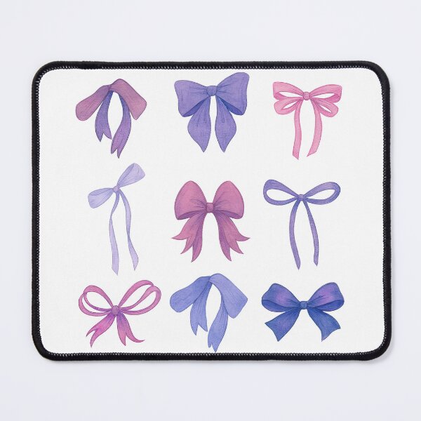 Item preview, Purple and Pink Watercolor Ribbon Bow Set Clipart designed and sold by ArtfulWeave.