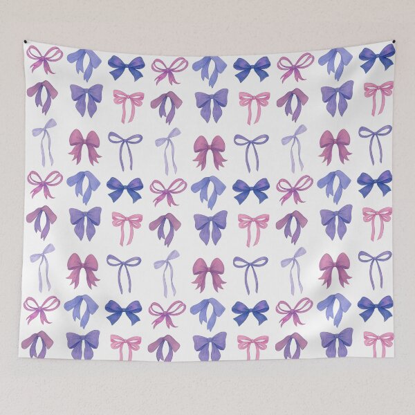 Item preview, Purple and Pink Watercolor Ribbon Bow Set Clipart designed and sold by ArtfulWeave.