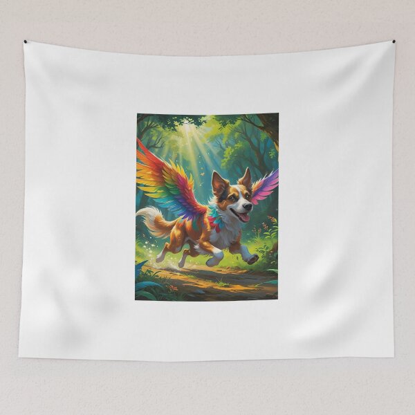 Item preview, Wings of Whimsy: The Rainbow Pup designed and sold by Donejen.