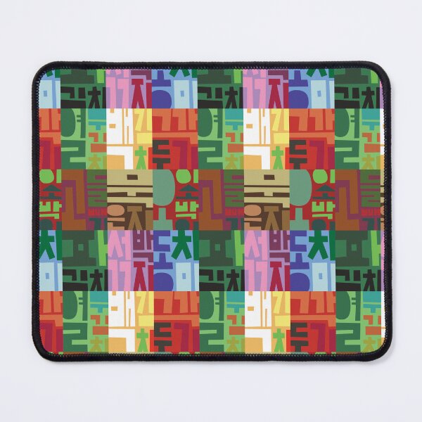 Item preview, Korean Kimchi Typography Poster – 9 Traditional Fermented Types in Color Blocks designed and sold by CartoPrints.