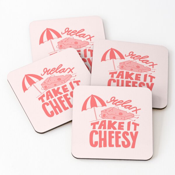 Item preview, Take It Cheesy (Red/Pink) designed and sold by PepAndGrace.