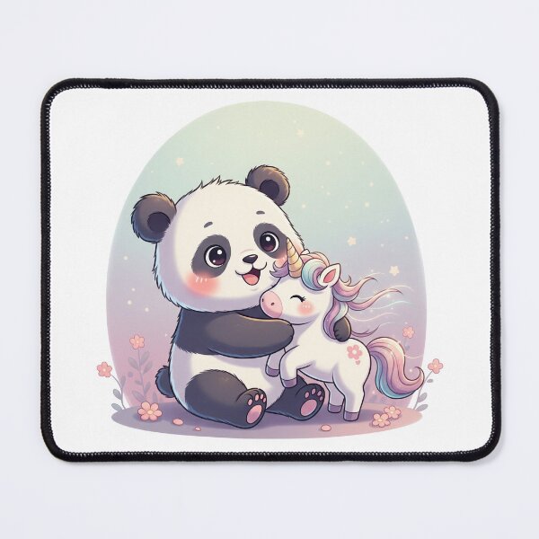 Aperçu de l'œuvre Panda calin licorne créée et vendue par PanDooVibe.