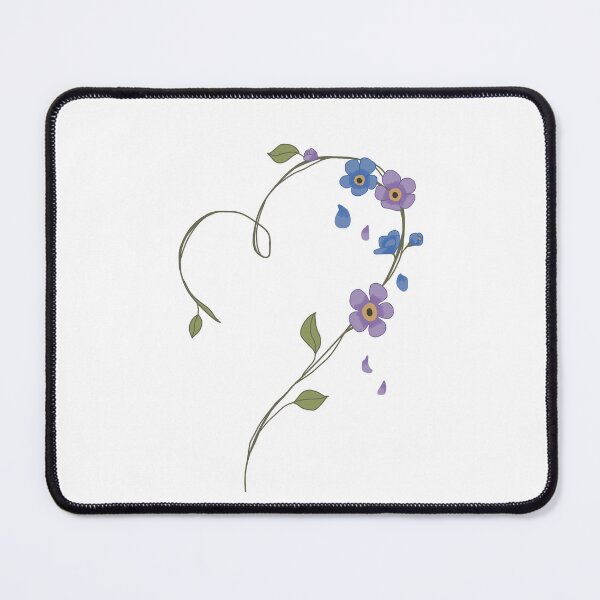 Item preview, floral heart design designed and sold by luvbug444.