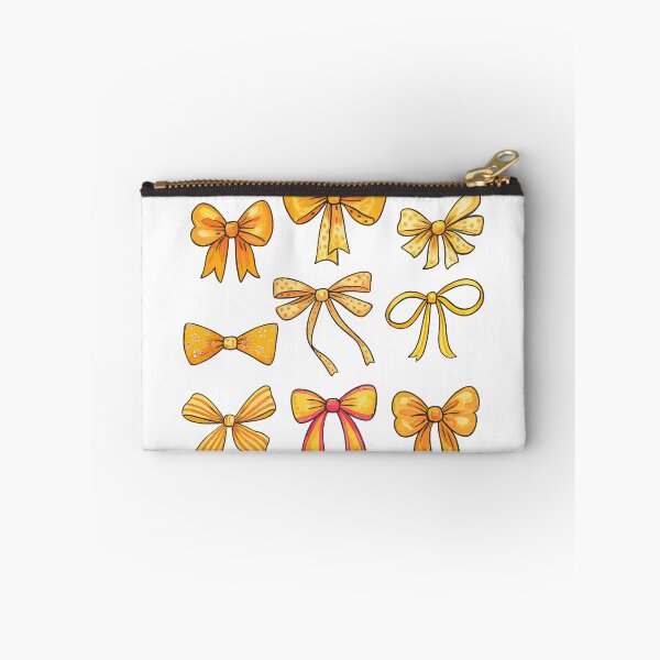 Item preview, Yellow Orange Watercolor Ribbon Bow Set Clipart designed and sold by ArtfulWeave.