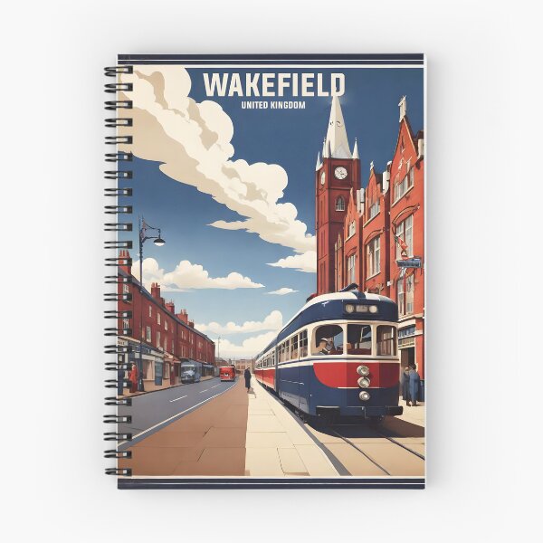 Item preview, Wakefield United Kingdom Vintage Travel Tourism  designed and sold by TravelersGems.