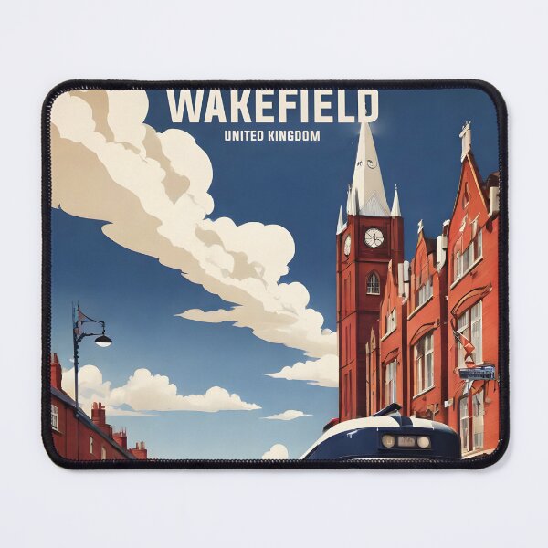 Item preview, Wakefield United Kingdom Vintage Travel Tourism  designed and sold by TravelersGems.