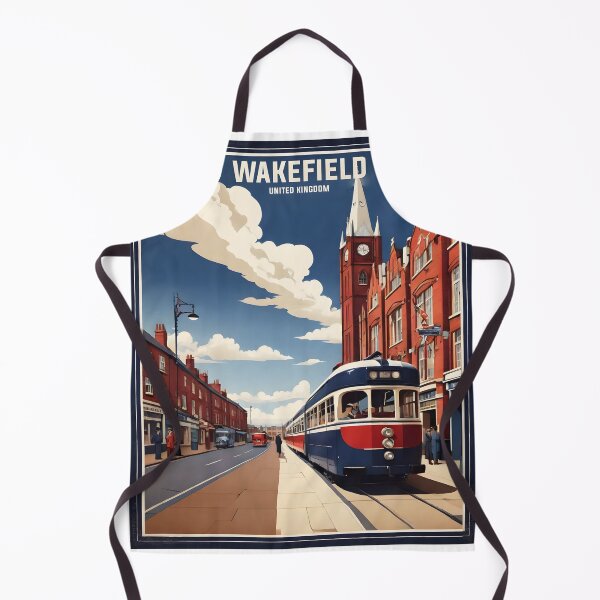 Item preview, Wakefield United Kingdom Vintage Travel Tourism designed and sold by TravelersGems.