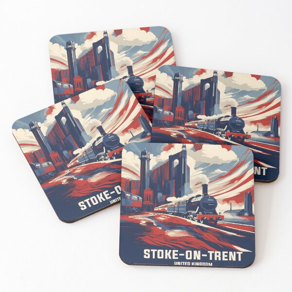 Item preview, Stoke On Trent United Kingdom Vintage Travel Tourism designed and sold by TravelersGems.
