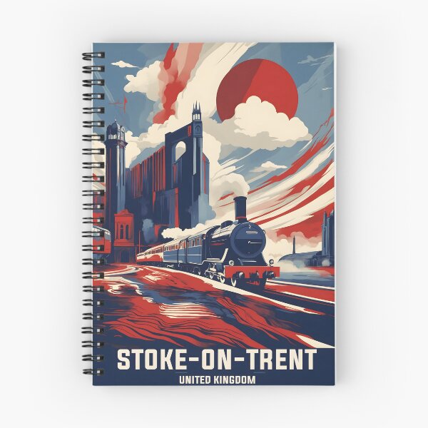 Item preview, Stoke On Trent United Kingdom Vintage Travel Tourism designed and sold by TravelersGems.